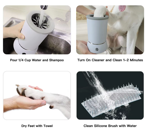 Automatic Pet Paw Cleaner