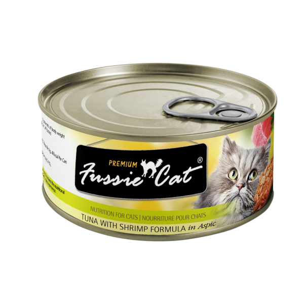 Fussie Cat Premium Tuna w/Shrimp in Aspic 80g