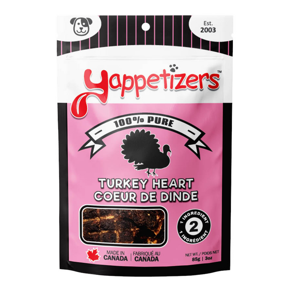 Yappetizers Dehydrated Treat - Turkey Heart