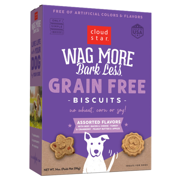 Wag More Bark less GF Biscuits Assorted Flavors 396g