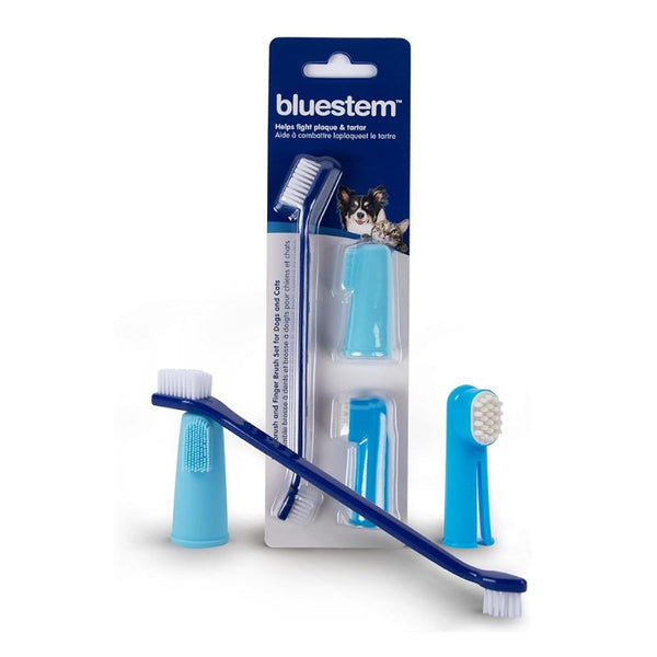 Bluestem Toothbrush kit - Toothbrush + 2 Finger Brushes