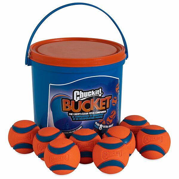 Chuckit! Bucket with Ultra Balls Medium 8 pack