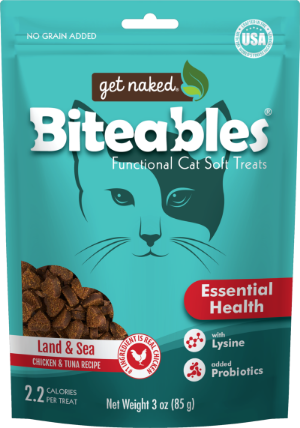 Get Naked Biteables for Cats 85g Soft Treats | Pisces