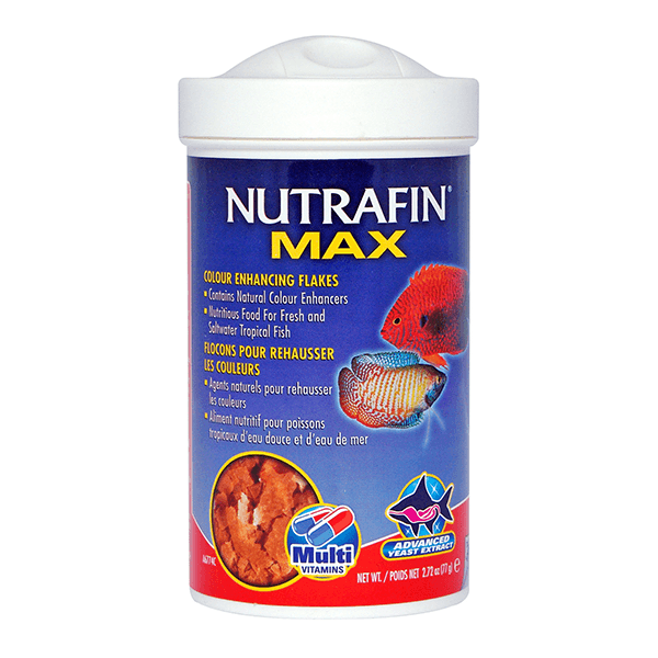 Nutrafin Max Colour Enhancing Flakes - Pisces Pet Emporium