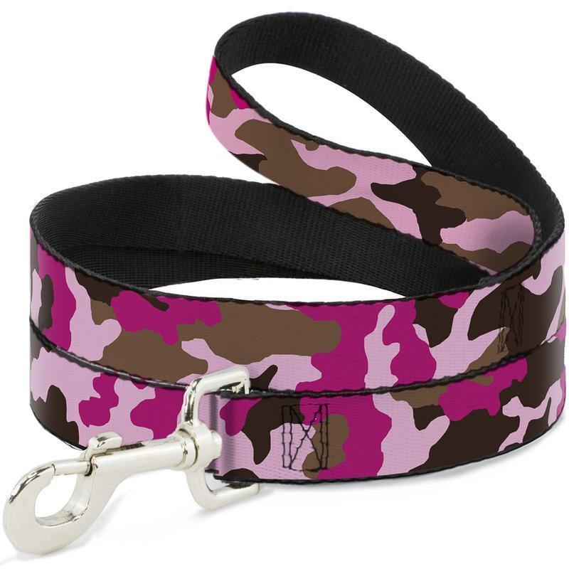 Buckle-Down Bone Camo Pink - Collar/Leash - Pisces Pet Emporium