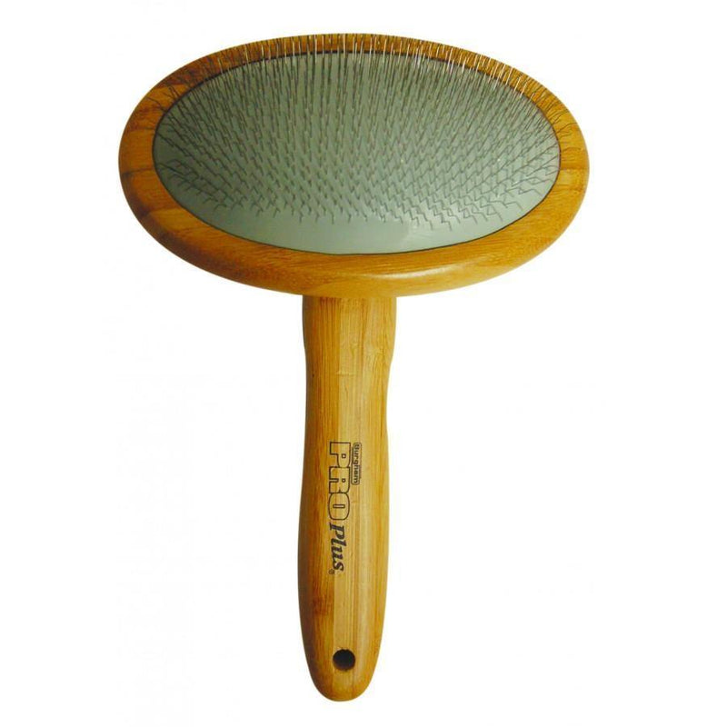 Pro Plus Bamboo Soft Slicker Brush - Pisces Pet Emporium