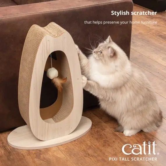 Catit Pixi Scratcher Cat Tall | Pisces