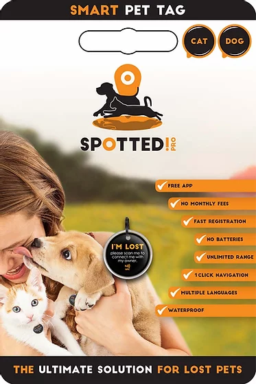 Petsport Pro Smart Pet Tag - Available in Two Sizes - Pisces Pet Emporium