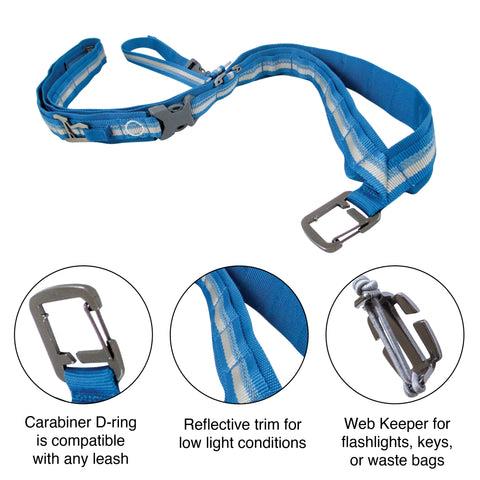 Kurgo Sling Thing - Hands-Free Leash Attachment | Pisces