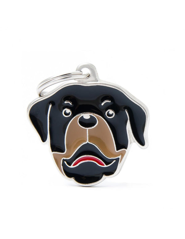 MyFamily Pet ID Tag -MyFamily Pet ID Tag Rottweiler Dog Tag | Pisces Rottweiler Dog Tag