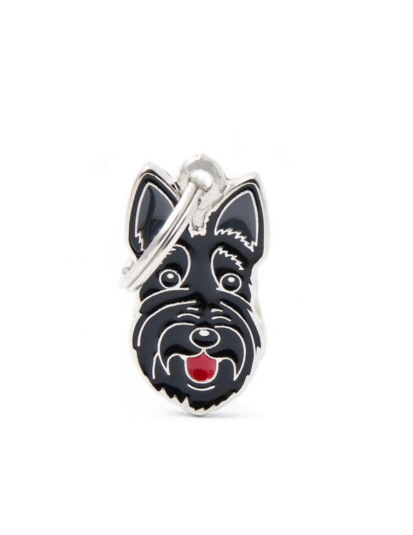 MyFamily Pet ID Tag - Scottish Terrier Dog Tag | Pisces