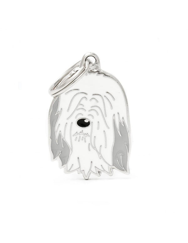 MyFamily Pet ID Tag - Bearded Collie Dog Tag | Pisces