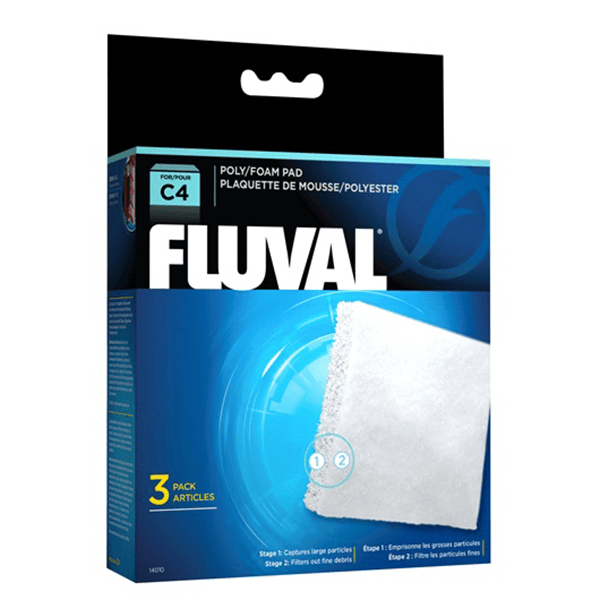Fluval C4 Poly/Foam Pad - 3 Pack - Pisces Pet Emporium
