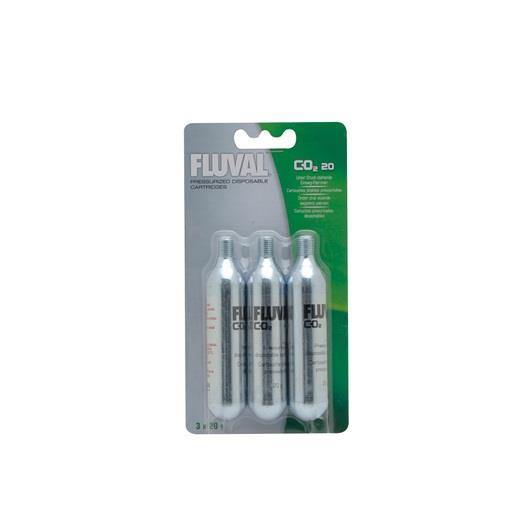 Fluval Pressurized Disposable CO2 Cartridges - 20g x3 - Pisces Pet Emporium