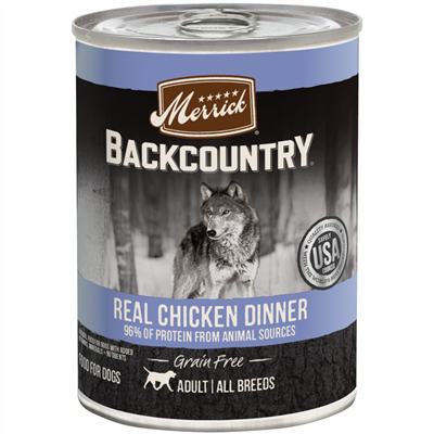 Merrick Backcountry Chicken Dog Food Can | Pisces
