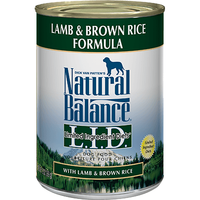 Natural balance lamb and rice large breed sale