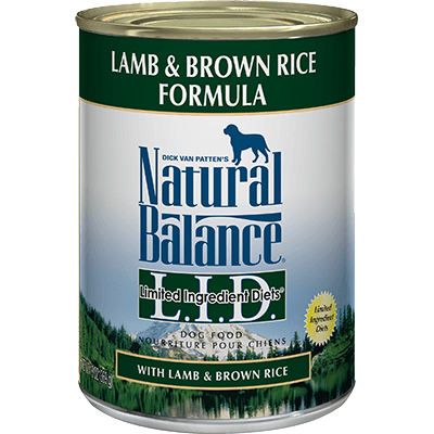 Natural Balance Limited Ingredient Diet Lamb Brown Rice 369 g