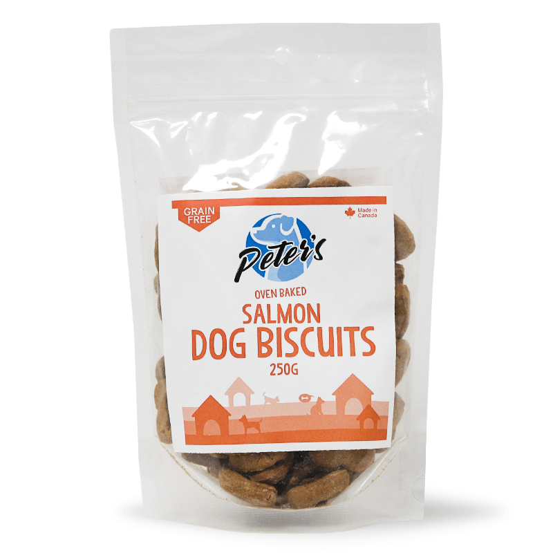 Salmon sales dog biscuits
