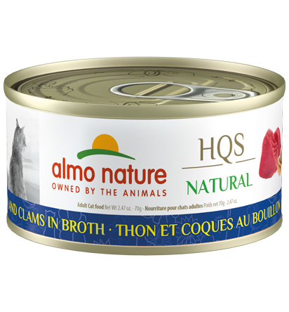 Almo Nature HQS Natural Tuna & Clams Cat Food | Pisces 