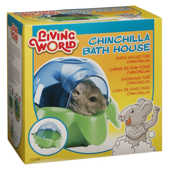 Living World Chinchilla Bath House - Pisces Pet Emporium