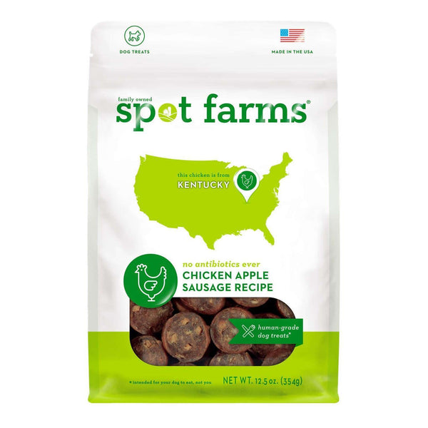 Spot Farms Chicken & Apple Sausage 354g - Pisces Pet Emporium