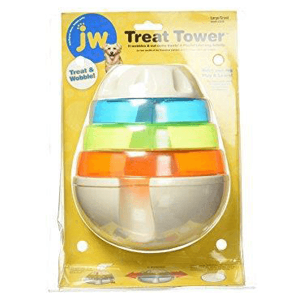 JW Treat Tower - Food Dispensing Toy for Dogs 