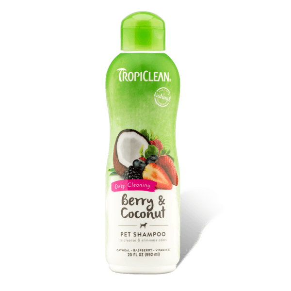 TropiClean Deep Cleaning Berry Coconut Shampoo