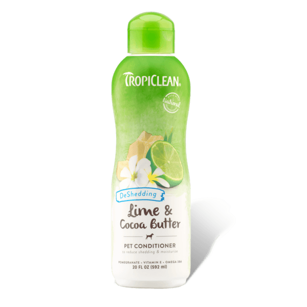 TropiClean Lime & Cocoa Butter DeShedding Conditioner - Pisces Pet Emporium