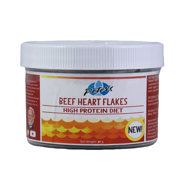 Peter's Fish Food Beef Heart Flakes - Pisces Pet Emporium
