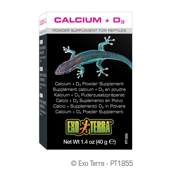 Exo Terra Calcium + D3 Powder Supplement - Pisces Pet Emporium
