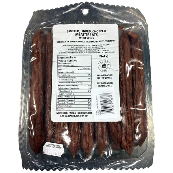 Smoked Meat Treats with Skins - 375 g - Pisces Pet Emporium