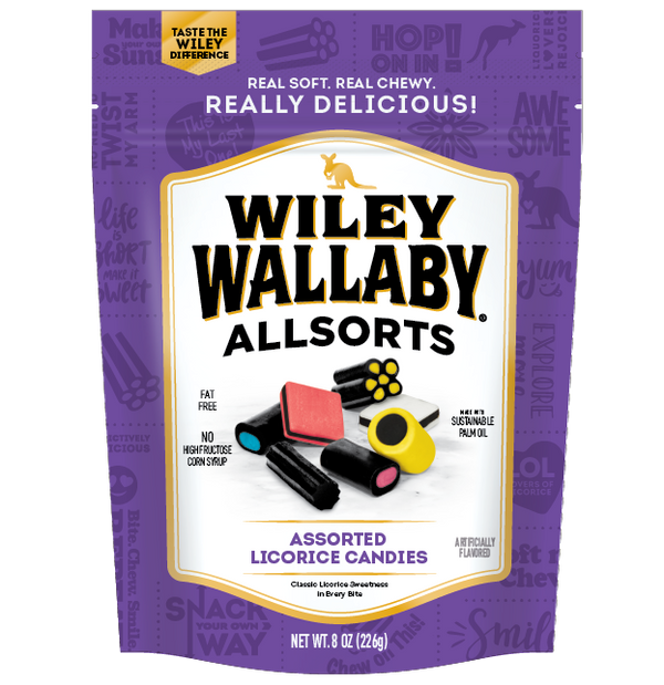 Wiley Wallaby Licorice - All Sorts 80z - Pisces Pet Emporium