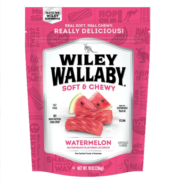 Wiley Wallaby Licorice - Watermelon 10oz - Pisces Pet Emporium