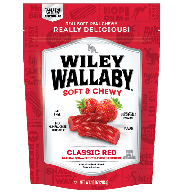 Wiley Wallaby Licorice - Red 10oz - Pisces Pet Emporium