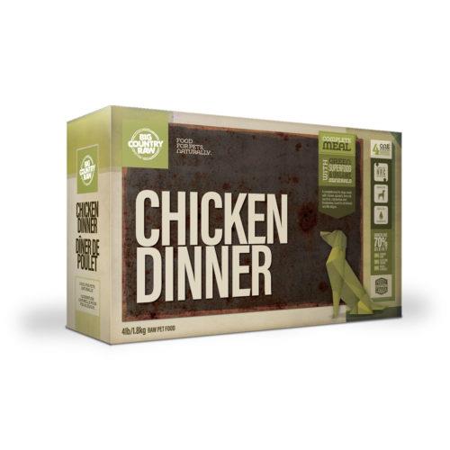 Big Country Raw Chicken Dinner Carton - 4 x 1lb