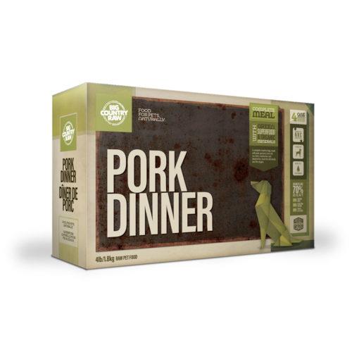 Big Country Raw Pork Dinner Carton - 4 x 1lb