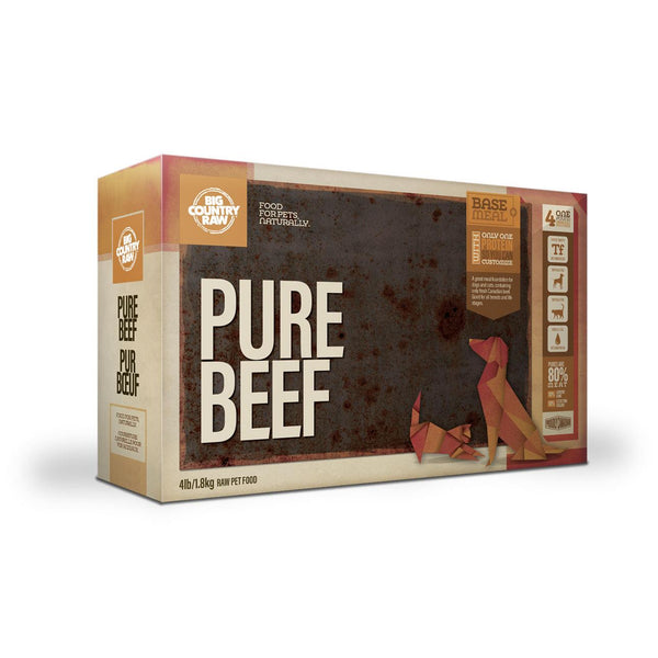 Big Country Raw Pure Beef Carton - 4 x 1lb