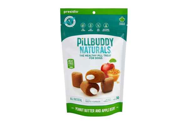 PillBuddy Naturals - Peanut Butter & Apple 30ct - Pisces Pet Emporium