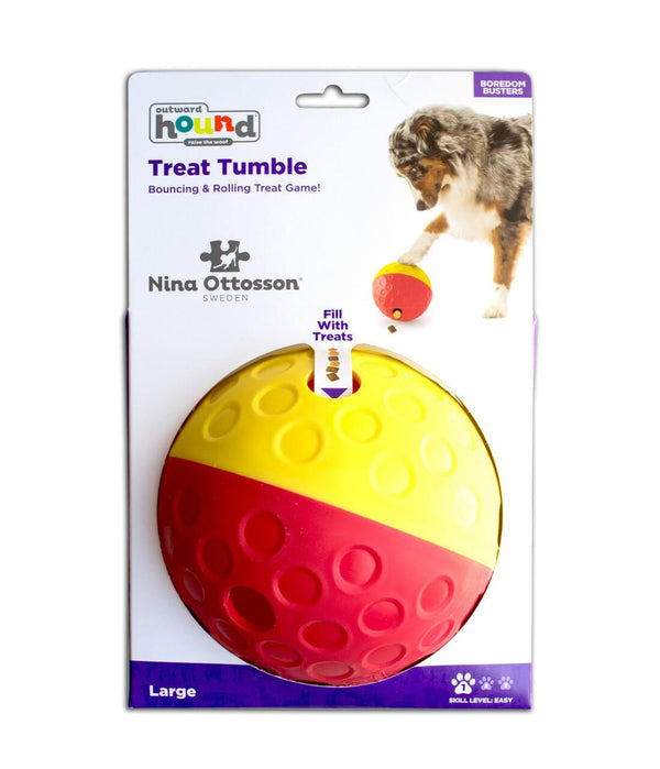 Outward Hound Treat Tumble Dog Puzzle Toy L | Pisces