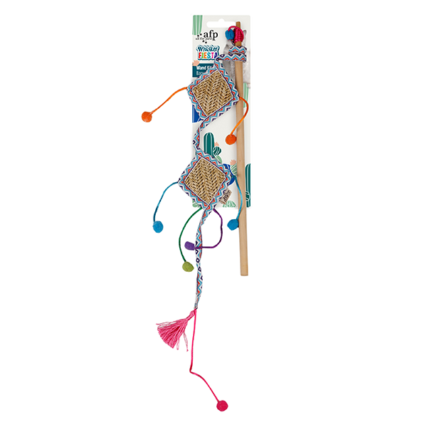 All For Paws Whisker Fiesta Wand Kite - Pisces Pet Emporium