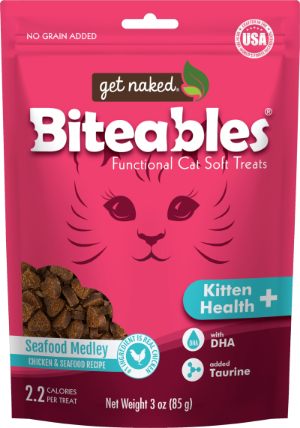Get Naked Biteables for Cats 85g Soft Treats | Pisces