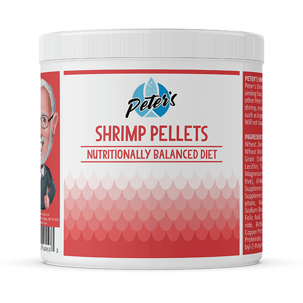 Peter's Shrimp Pellets - Available in 4 Sizes - Pisces Pet Emporium