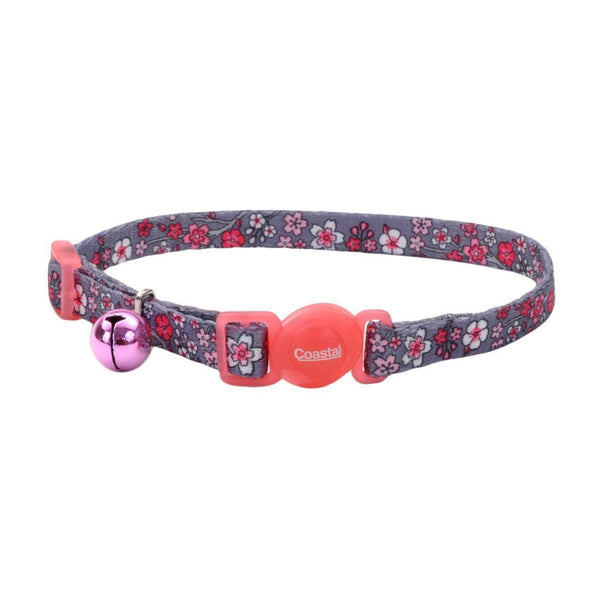 Safe Cat Breakaway Collar - Pink Cherry Blossoms - Pisces Pet Emporium