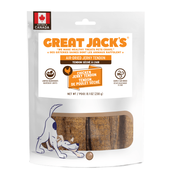 Great Jack's Chicken Jerky Tendon - Pisces Pet Emporium