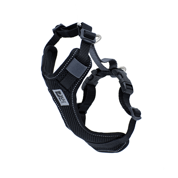RC Pets Black & Grey Moto Control Harness - Available in Multiple Sizes - Pisces Pet Emporium