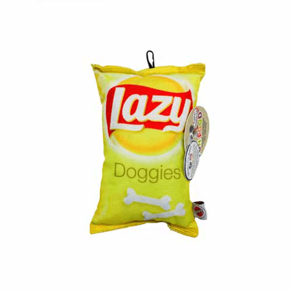 Fun Food Lazy Doggies Chips Plush Toy - Pisces Pet Emporium