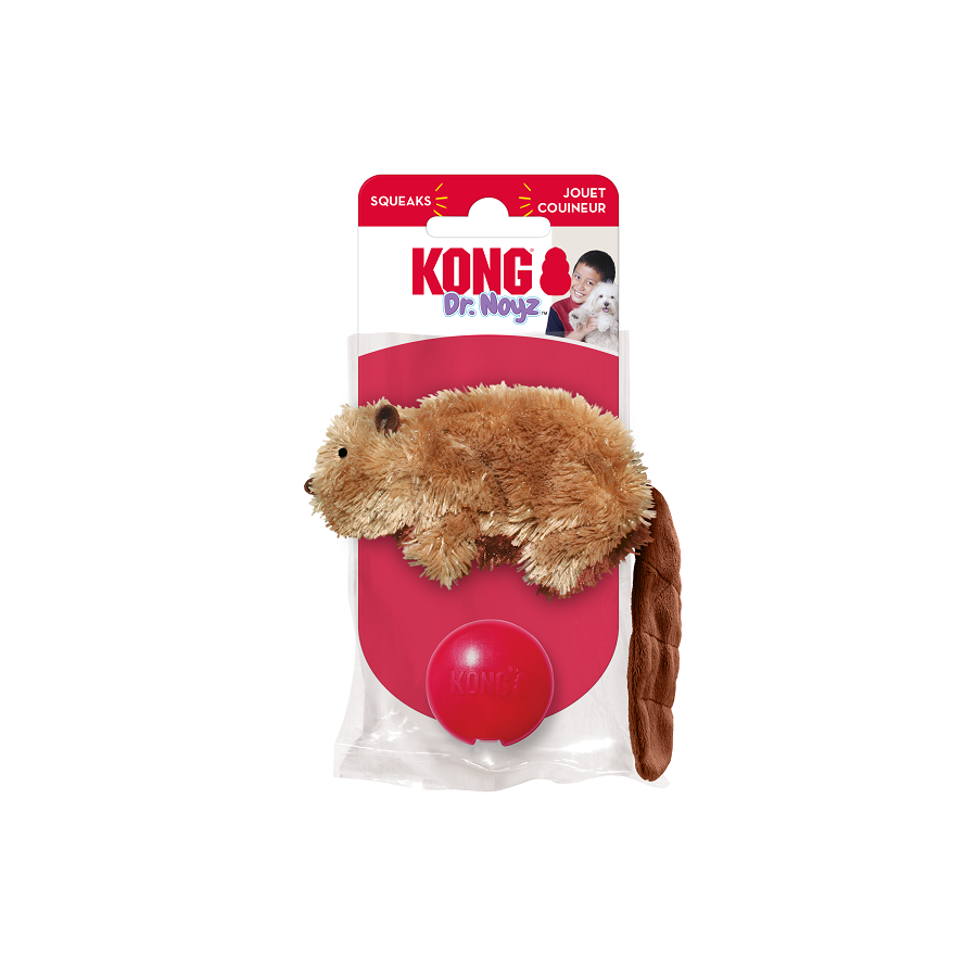 KONG Dr. Noyz Plush Beaver