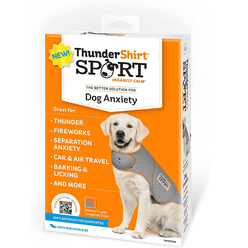 Thunder Shirt Sport - Platinum - Pisces Pet Emporium