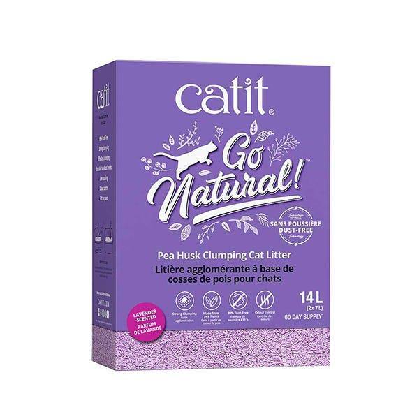 Catit Go Natural! Pea Husk Litter - Lavender 14L - Pisces Pet Emporium
