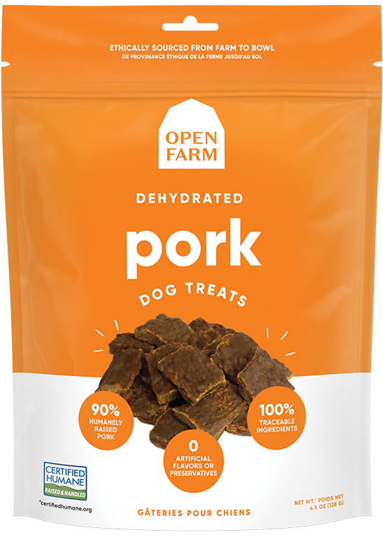 Open Farm Dog Dehydrated Pork Treats | Pisces